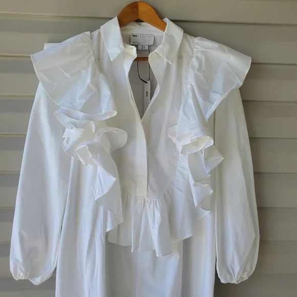 Asos Edition oversized white shirt dress - Picture 12 of 14